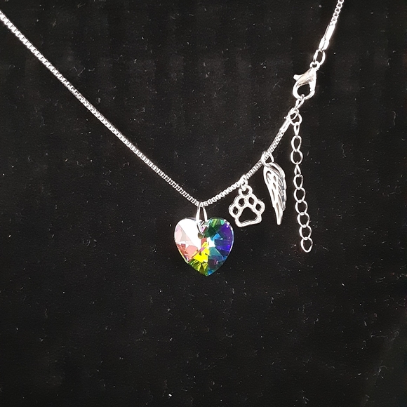 SWAROVSKI OVER THE RAINBOW BRIDGE NECKLACE - Picture 2 of 2